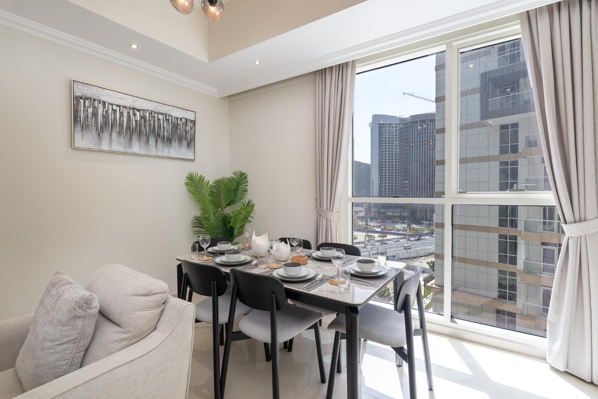 Heaven Crest Vacation Homes Downtown - Studio And 1 Bedroom Suites 2 Minute Walk To Dubai Mall And Burj Khalifa Exterior foto